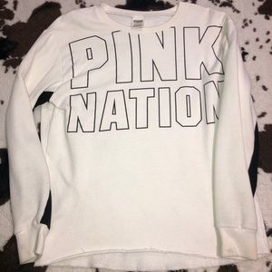 pink nation sweatshirt
